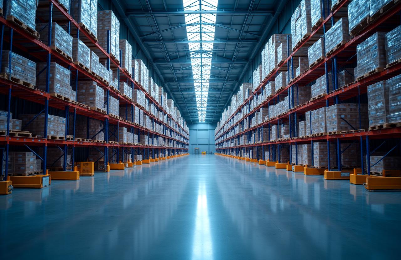 Modern logistics warehouse facility