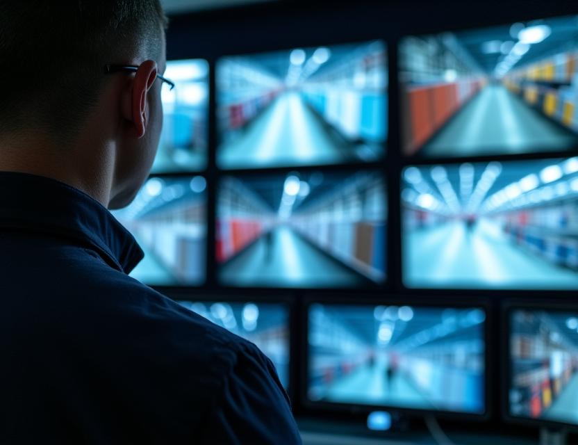 Warehouse security and inventory monitoring systems